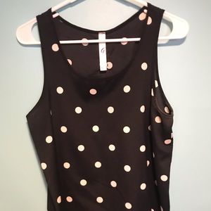 SOLD: Polka dot tank top